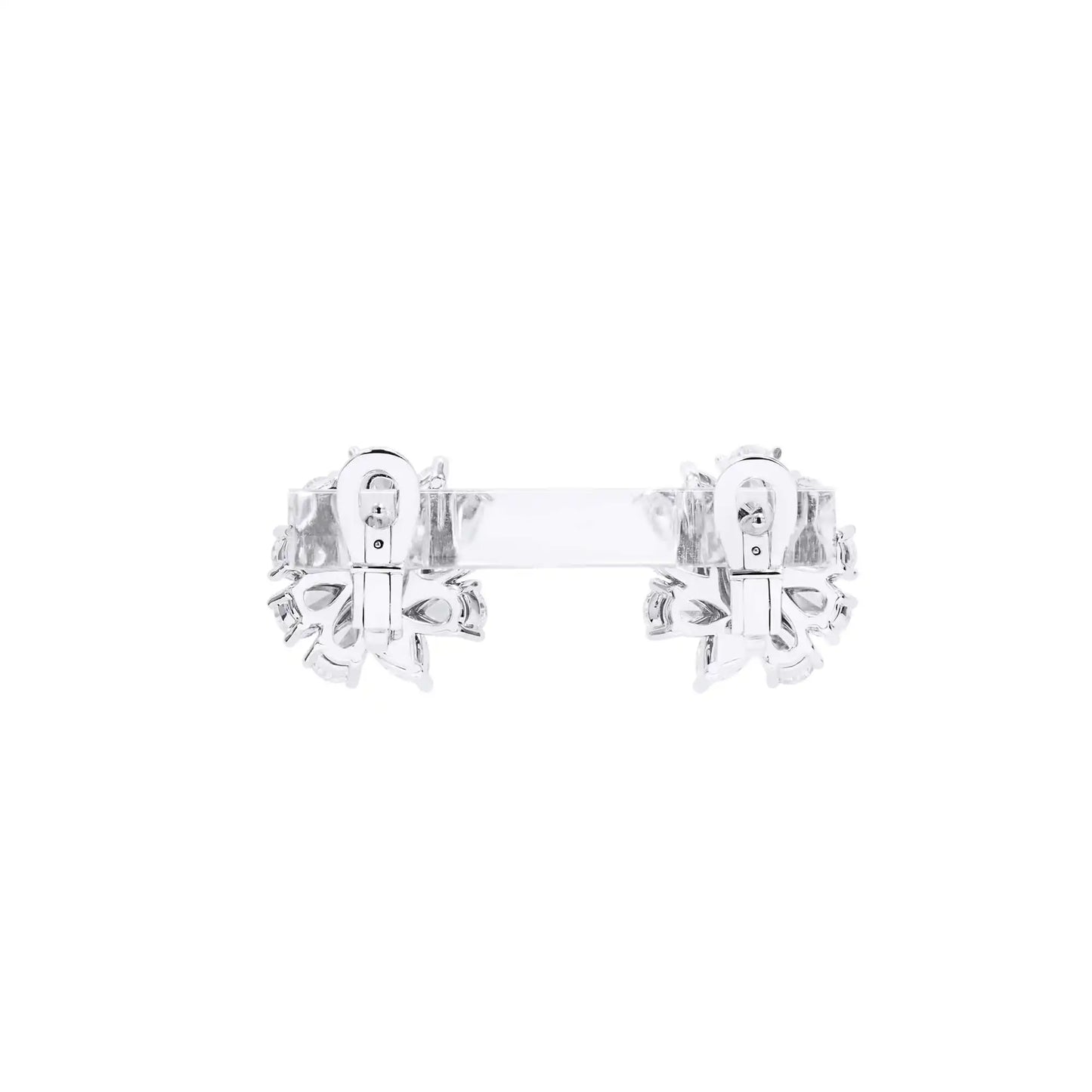 Lab Grown Pigeon Blood Ruby and Diamond Earrings