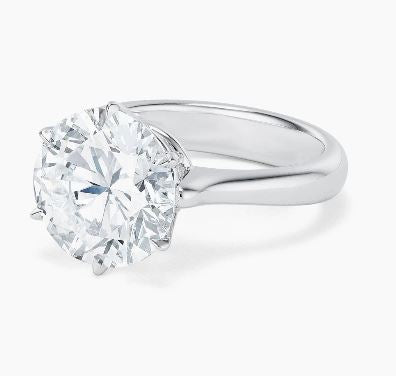 Classic Round Brilliant Diamond Ring