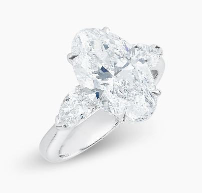 Oval Shape Diamond Ring