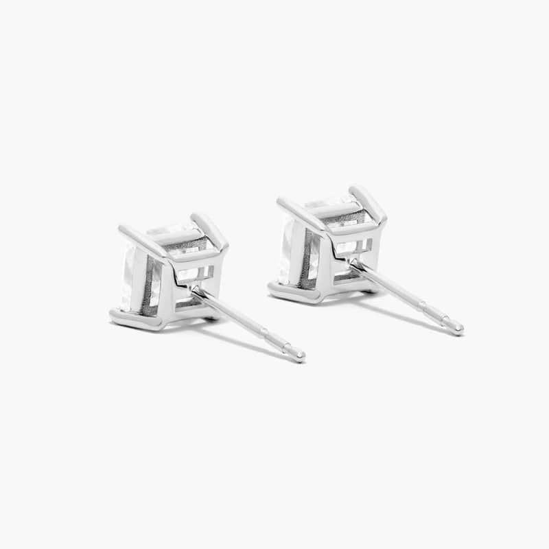 Princess Cut Lab Grown Diamond Earring
