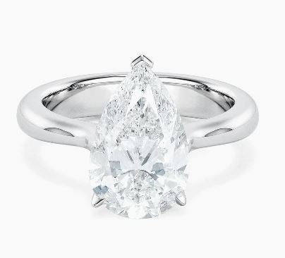 Pear Shape Diamond Ring