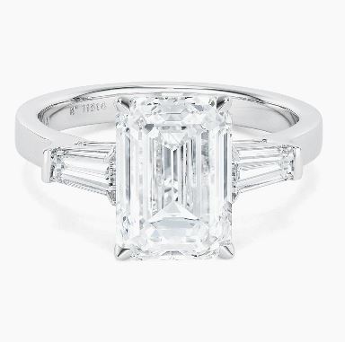 Emerald Cut Diamond Ring