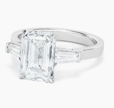 Emerald Cut Diamond Ring