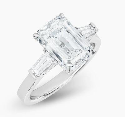 Emerald Cut Diamond Ring