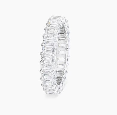 Emerald Cut Diamond Eternity Ring