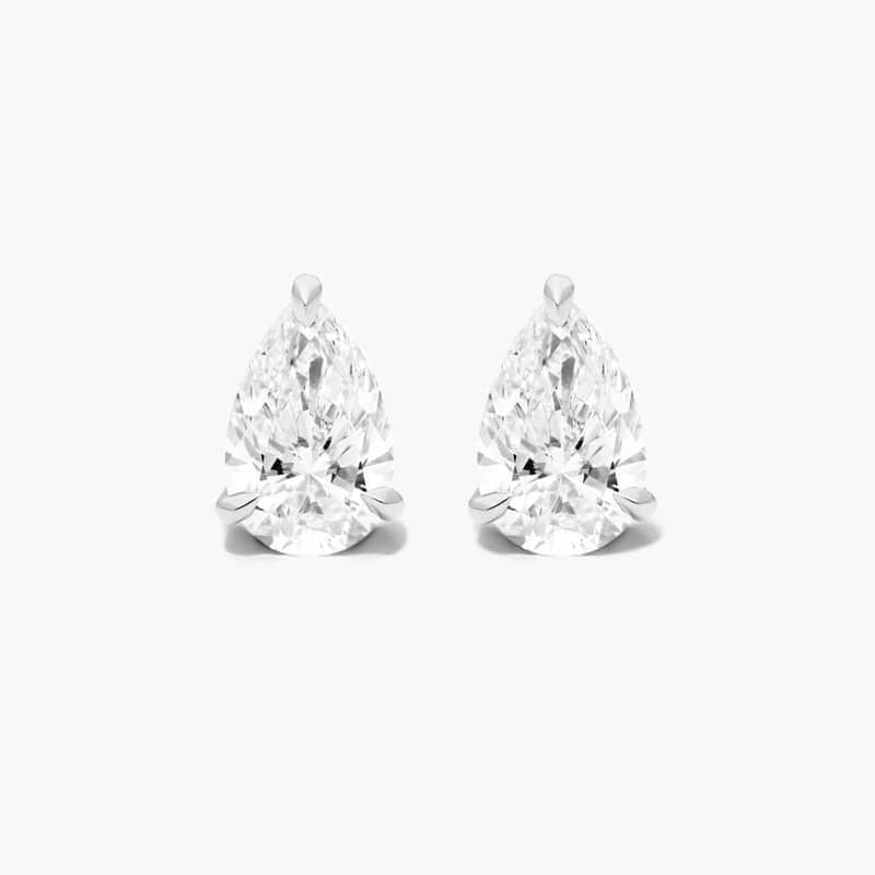 Pear Shape Diamond Earrings